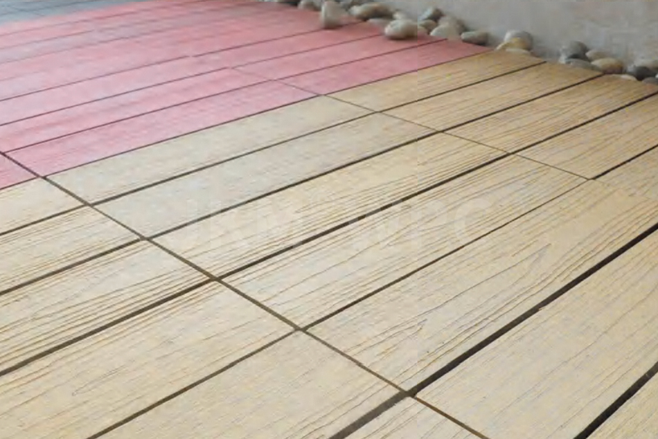 塑木DIY地板实例