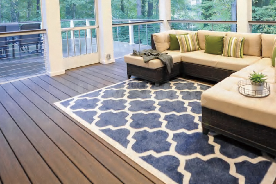 塑木共挤地板实例