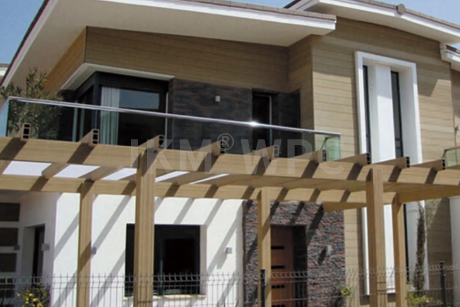 塑木外墙板实例