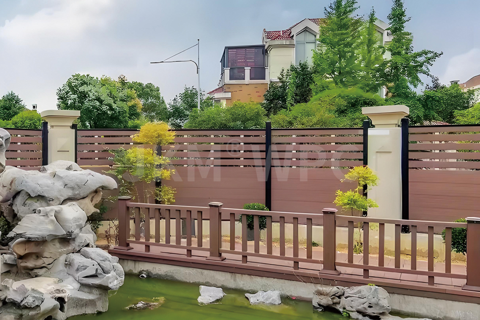 塑木栅栏板实例